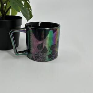 Starbucks Fall 2020 Iridescent Mug Black Oil SlickRoses